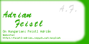 adrian feistl business card